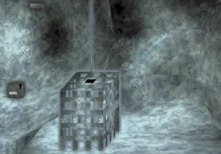 An old cage that housed prisoners is now empty in Gongtats Tunnel Escape game.