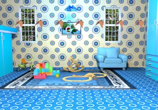 Escape Fan House Escape 2, the house is decorated nicely.