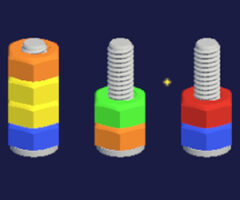 Sorting Nuts and Bolts by Color