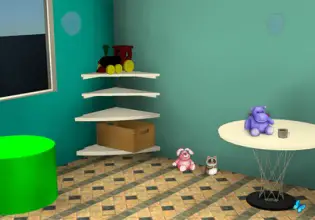 Children's toys are found all over the 12 Strawberries Room Escape Game.