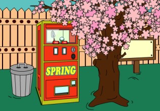 Vending Machine Under the Cherry Tree Escape