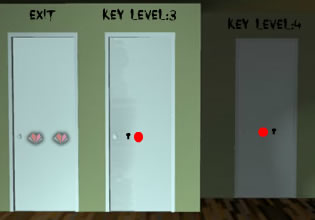 There are many locked doors leading to the unknown in Secret Doors game.