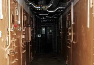 A dark tunnel is a common finding in the Micro Prison Escape game.