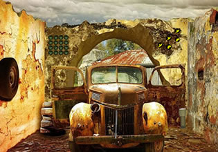 rusty-vehicle-land-escape-game